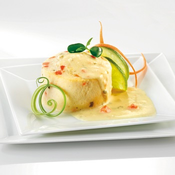 Timbale de St Jacques sauce beurre blanc